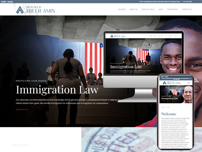 Abeer Amin Law: Website Maintenance