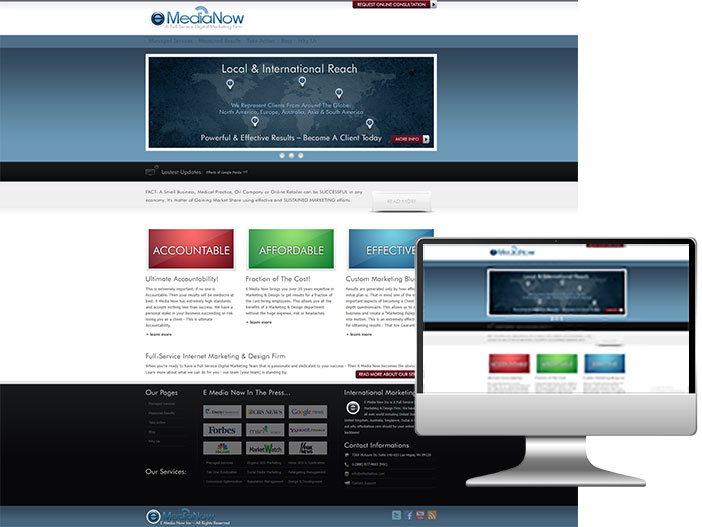 EmediaNow: Website
