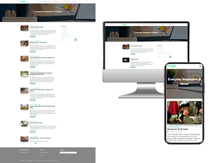 Wonderfetti: Website